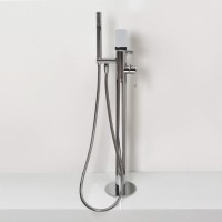 Напольный смеситель для ванны с душем Wasserkraft Dinkel 5821 хром