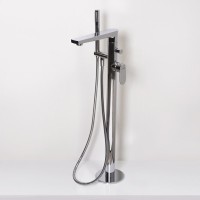 Напольный смеситель для ванны с душем Wasserkraft Dinkel 5821 хром