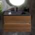 Мебель для ванной Armadi Art Vallessi 80 темный матовый фактурный