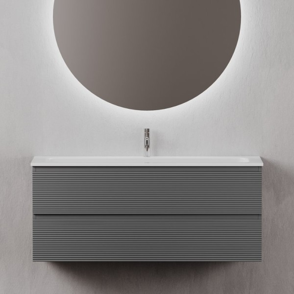 Тумба с раковиной Sancos Folk 120 grey soft