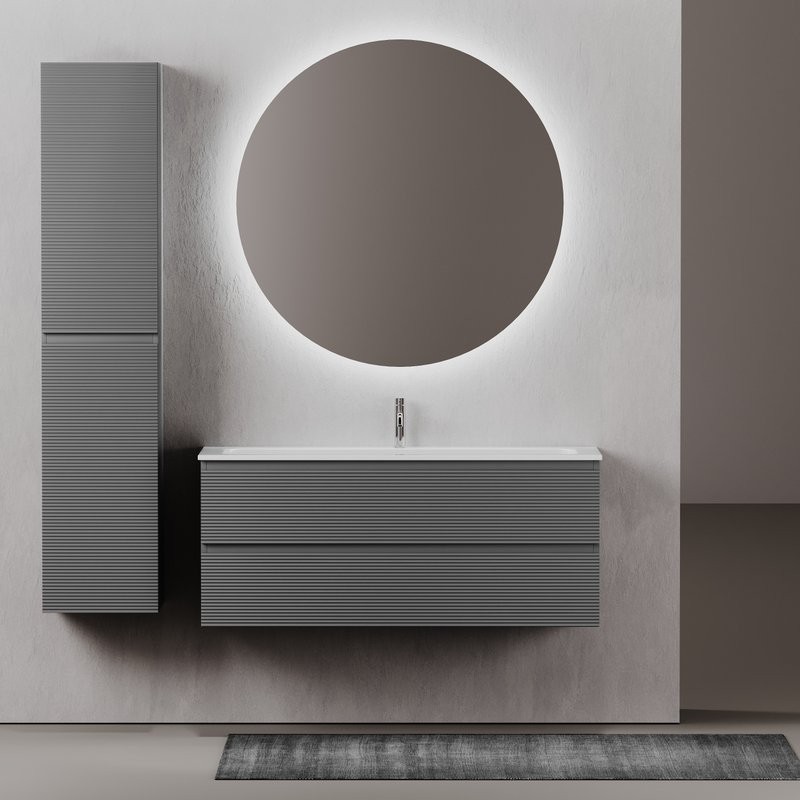 Тумба с раковиной Sancos Folk 120 grey soft