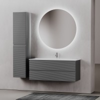 Тумба с раковиной Sancos Folk 120 grey soft