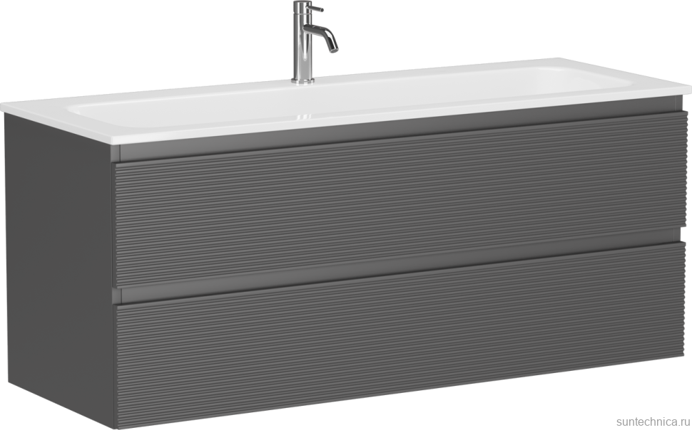 Тумба с раковиной Sancos Folk 120 grey soft