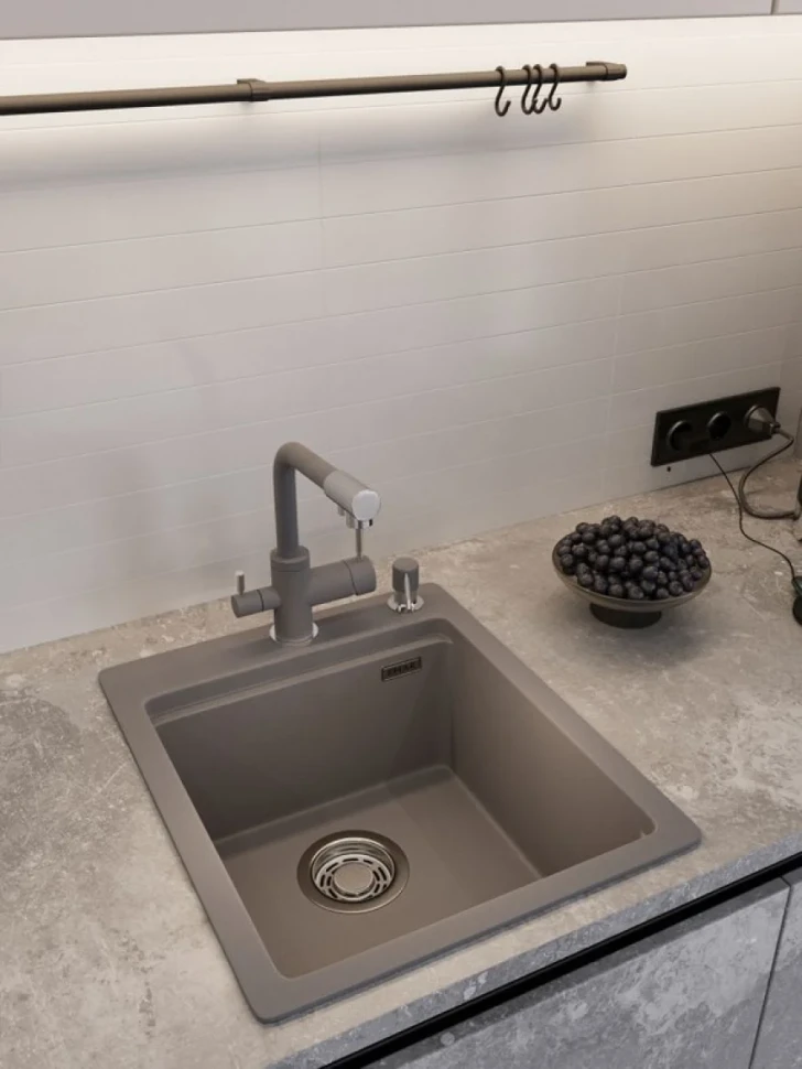 Мойка кухонная Emar Quartz EMQ-1420.Q Алмаз