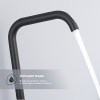 Смеситель для кухни Splenka S206.40.06, черный