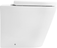 Унитаз приставной напольный BelBagno Flay-r BB1003CBR безободковый, крышка BB865SC с микролифтом