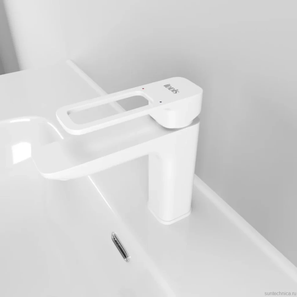 Смеситель для раковины IDDIS Slide SLIWT00i01 белый