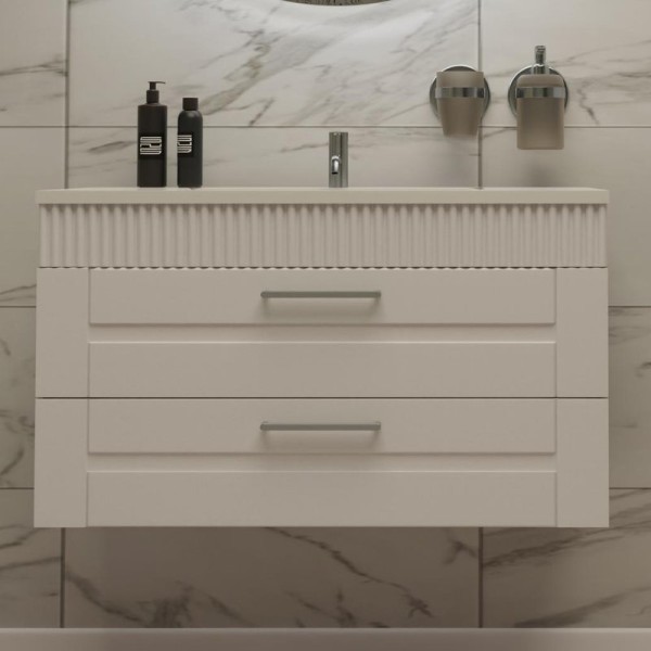 Тумба с раковиной Sanvit Турин 2 90, белая