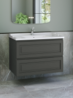 Тумба с раковиной Caprigo Wales 90 графит