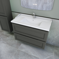 Тумба с раковиной Caprigo Wales 90 графит