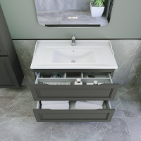 Тумба с раковиной Caprigo Wales 90 графит