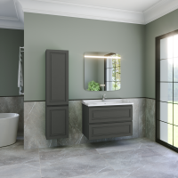 Тумба с раковиной Caprigo Wales 90 графит