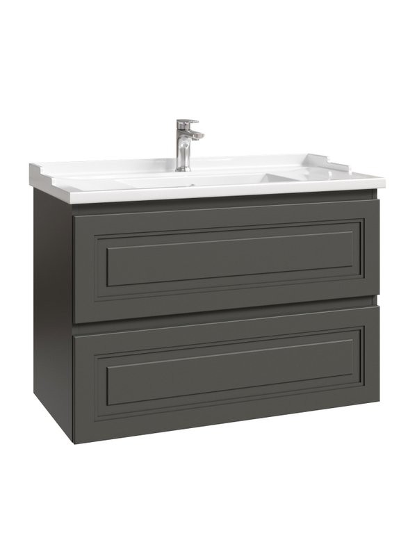 Тумба с раковиной Caprigo Wales 90 графит