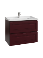 Тумба с раковиной Caprigo Wales Смальти 80 бордовая