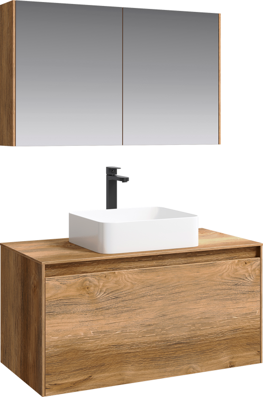 Мебель для ванной комнаты Aqwella 5 stars Mobi 100 дуб балтийский