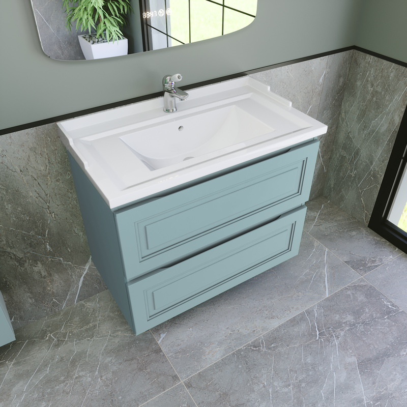 Мебель для ванной комнаты Caprigo Wales 80 антарктида