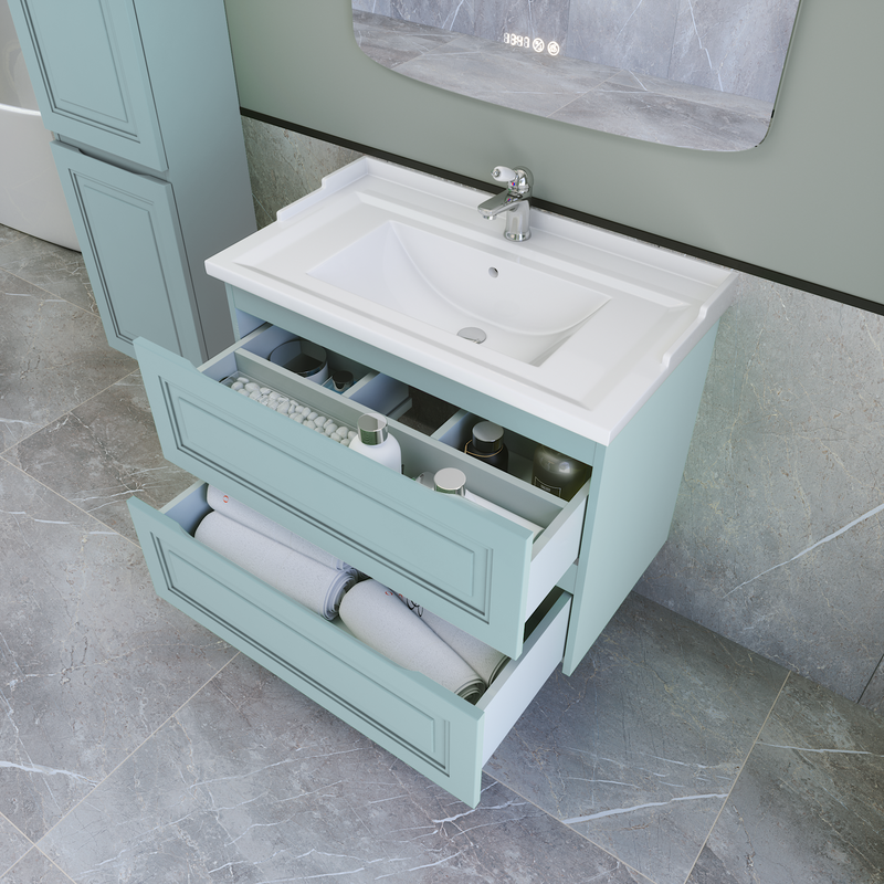 Мебель для ванной комнаты Caprigo Wales 80 антарктида