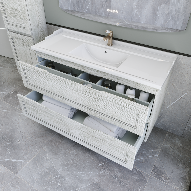 Мебель для ванной комнаты Caprigo Wales 120 белый клен