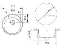 Мойка кухонная Franke Ronda ROG 610-41 сахара Мойка кухонная Franke Ronda ROG 610-41 сахара