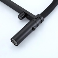 Смеситель для кухни Gappo G4397-86 с гибким изливом, черный