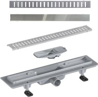 Душевой трап Good Door ТЛ00008 54,5x5,3 см, серый