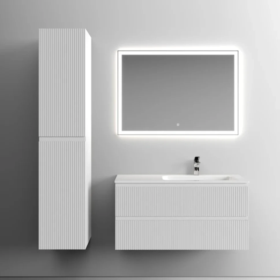 Мебель для ванной комнаты Sancos Snob T 100 см, R, bianco