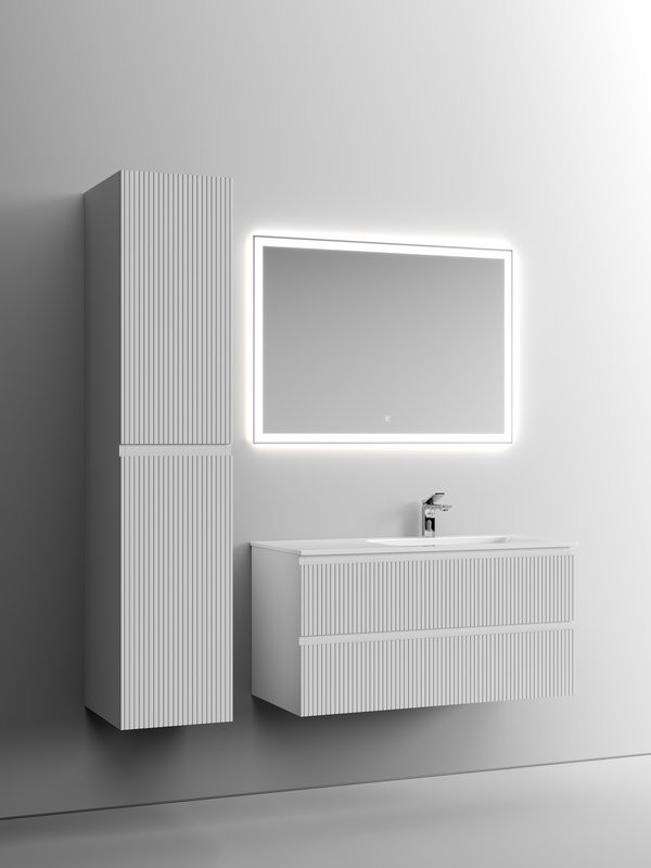 Мебель для ванной комнаты Sancos Snob T 100 см, R, bianco
