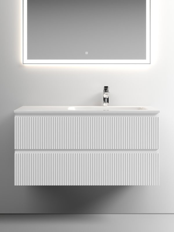 Мебель для ванной комнаты Sancos Snob T 100 см, R, bianco
