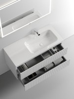 Мебель для ванной комнаты Sancos Snob T 100 см, R, bianco