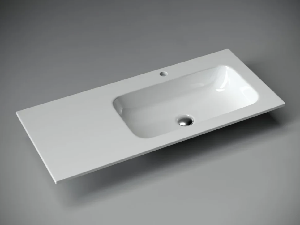 Мебель для ванной комнаты Sancos Snob T 100 см, R, bianco