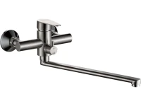 Смеситель с длинным изливом для ванны Haiba HB22802 Смеситель с длинным изливом для ванны Haiba HB22802
