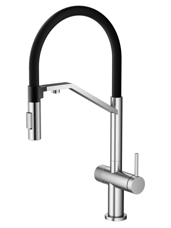 Смеситель для кухни Agger Elegant A3241422 с гибким изливом, сатин матовый