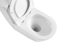 Унитаз-компакт напольный Iberica Blanca Burgos Maxi IB.BRM.124.1B1 безободковый, с микролифтом