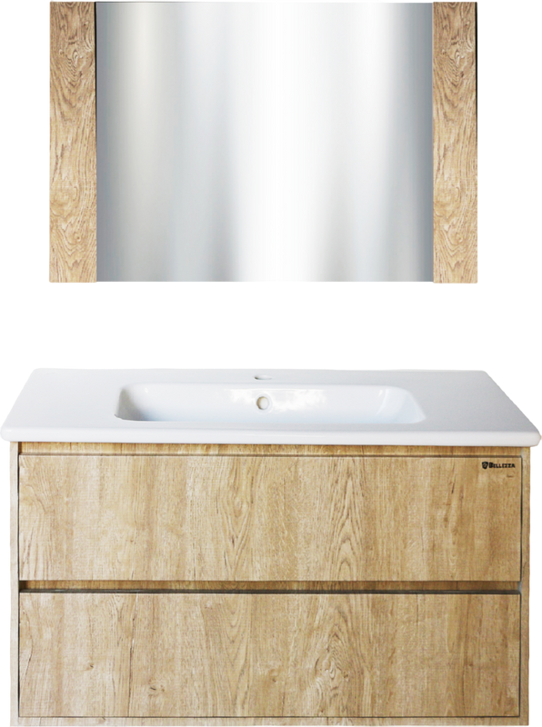 Мебель для ванной комнаты Bellezza Лоренцо 100 дуб светлый