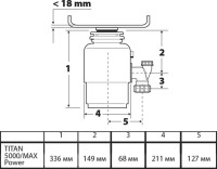 Комплект Мойка Paulmark Gerberg PM254444-BS брашированная нержавеющая сталь + Смеситель Bend Be212066-SS + Измельчитель Bort Titan Max Power