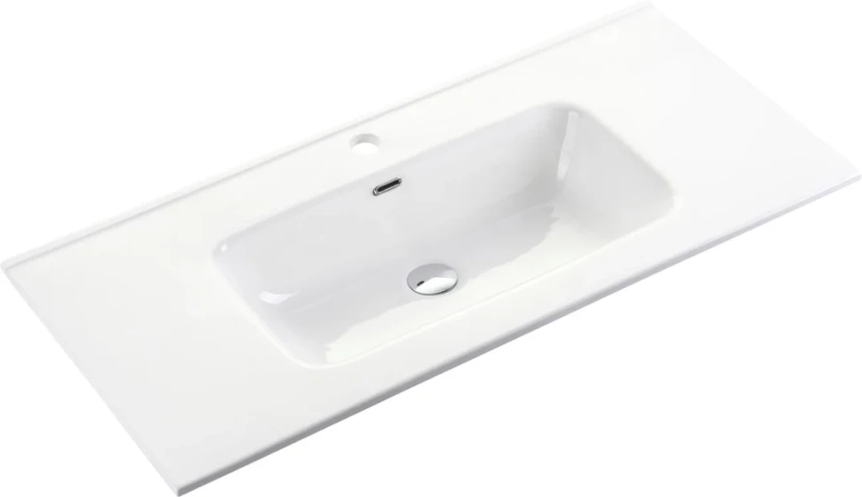 Мебель для ванной комнаты Sancos Libra 90 см белый глянец