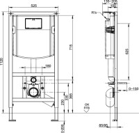 Комплект Унитаз подвесной Toto SP CW532Y с микролифтом + Инсталляция Villeroy & Boch 9224 6100 + Кнопка Viconnect 9224 9061 хром