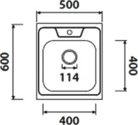Мойка кухонная Kaiser KSS-6050