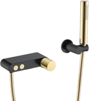 Смеситель для ванны с душем Boheme Stick 123-BG.2 black touch gold Смеситель для ванны с душем Boheme Stick 123-BG.2 black touch gold