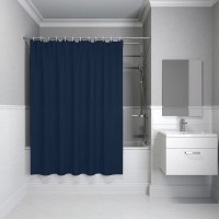 Штора для ванной IDDIS Base BL04P24i11 240х200, синяя