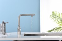 Смеситель для кухни Paulmark Viper Vi213105-BS брашированная сталь Смеситель для кухни Paulmark Viper Vi213105-BS брашированная сталь