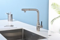 Смеситель для кухни Paulmark Viper Vi213105-BS брашированная сталь Смеситель для кухни Paulmark Viper Vi213105-BS брашированная сталь