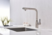 Смеситель для кухни Paulmark Viper Vi213105-BS брашированная сталь Смеситель для кухни Paulmark Viper Vi213105-BS брашированная сталь