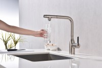 Смеситель для кухни Paulmark Viper Vi213105-BS брашированная сталь Смеситель для кухни Paulmark Viper Vi213105-BS брашированная сталь