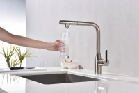 Смеситель для кухни Paulmark Viper Vi213105-BS брашированная сталь Смеситель для кухни Paulmark Viper Vi213105-BS брашированная сталь