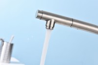 Смеситель для кухни Paulmark Viper Vi213105-BS брашированная сталь Смеситель для кухни Paulmark Viper Vi213105-BS брашированная сталь