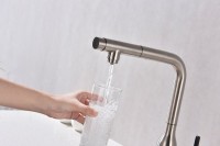 Смеситель для кухни Paulmark Viper Vi213105-BS брашированная сталь Смеситель для кухни Paulmark Viper Vi213105-BS брашированная сталь