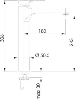 Смеситель для раковины Remer Class Line L11LXL Смеситель для раковины Remer Class Line L11LXL