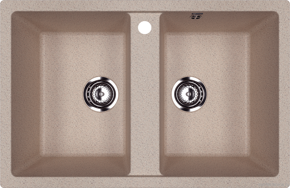 Мойка кухонная Ulgran U-608 -302 песочная