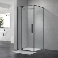 Душевой уголок Terminus Альба 03 3EW90х90B 90х90, черный